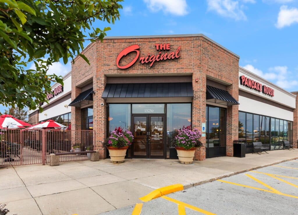 Apple Pancake Original Pancake House at Orland Park location Chicago